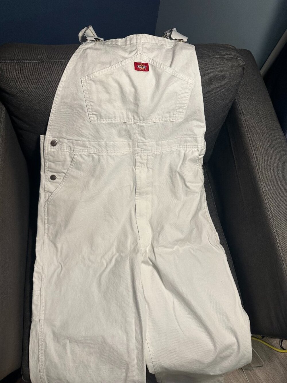 Dickies White Overalls / Painter Overalls - Basically New - Size 38x32